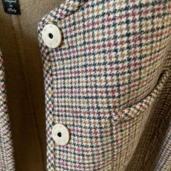 NWT Weekend Max Mara Virgin Wool Womens Borneo Jacket, Brown, 12 MSRP $725 - Picture 7 of 8